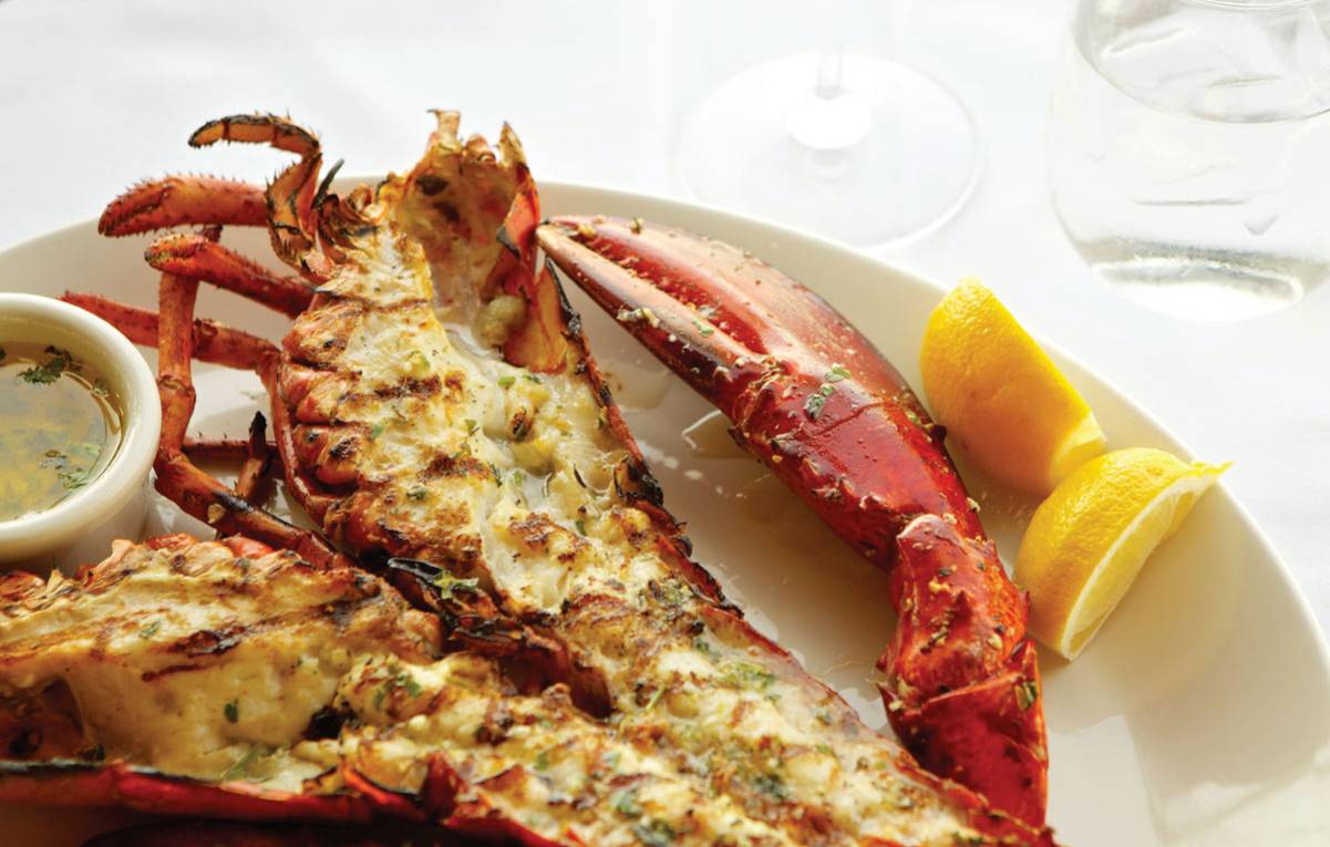Grilled Lobster Canadians with Black pepper